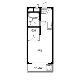 コンチネンタル学南町【2階】の間取り