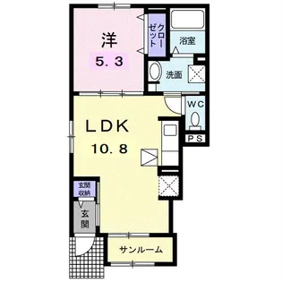 ル ソレイユの間取り