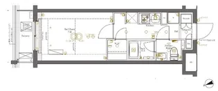 アゼスト亀戸II【4階】の間取り