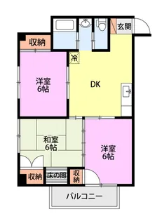 関分ビル【3階】の間取り