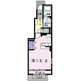 コロル ローサ【1階】の間取り