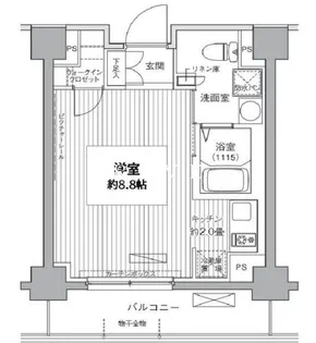 ヒューリックレジデンス茗荷谷【4階】の間取り