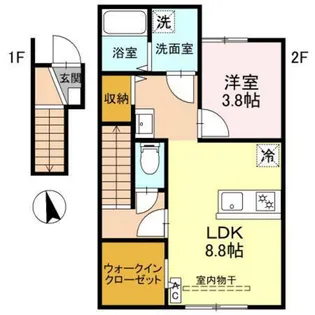 RELUXIA【2階】の間取り