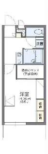 レオパレスわかば【2階】の間取り