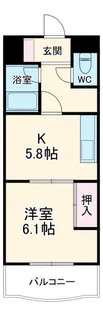 プリメーラ富塚【2階】の間取り