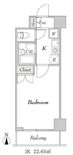 BLUROCK秋葉原【3階】の間取り