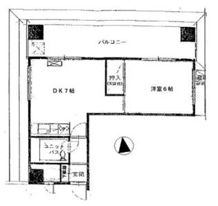 サーラ白金【6階】の間取り