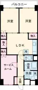 日商岩井第二本郷マンション【6階】の間取り