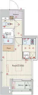 セリュークス横濱阪東橋【9階】の間取り