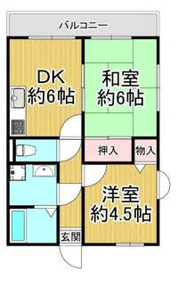 荻野MGレヂデンス2【3階】の間取り