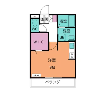 第3いちごハウス【4階】の間取り