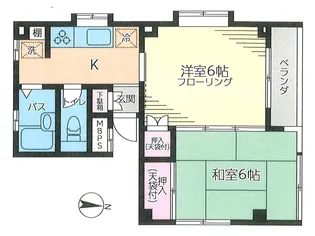 高野ビル【3階】の間取り