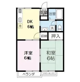 クレインハウス【2階】の間取り