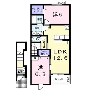 アナーバ【2階】の間取り