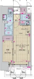 プレサンス名駅南エディフィス【14階】の間取り
