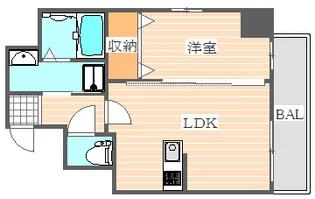 ウインステージ箱崎2【5階】の間取り
