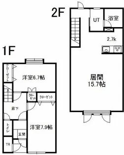 ルノンCの間取り