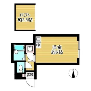 ロングット【1階】の間取り