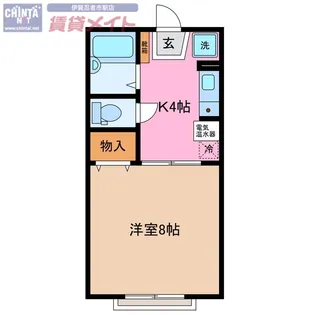 グランディール友生【2階】の間取り