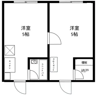 セイブフラット【1階】の間取り