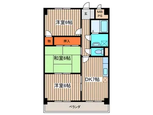 リバーサイド235【3階】の間取り