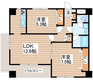 ダンデェリオン【7階】の間取り
