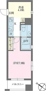 KDXレジデンス森下千歳【6階】の間取り