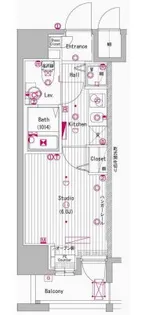 グランド・ガーラ大森【13階】の間取り