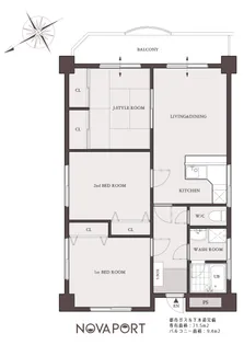 NOVAPORT【2階】の間取り