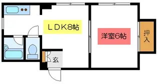 ハイネス成輪【4階】の間取り