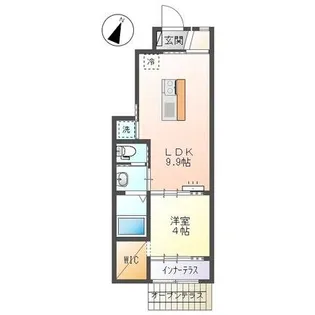 フィオーレ【1階】の間取り