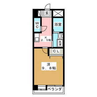 エスポワール東別院【6階】の間取り
