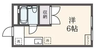 松原コーポ【1階】の間取り