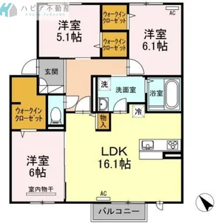 Sejour Villa R&K【2階】の間取り