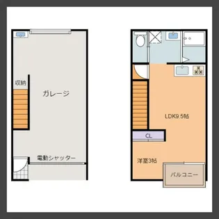 LEAF(リーフ)B棟の間取り