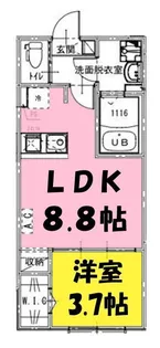 リスグラシュー【2階】の間取り