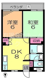 すみれマンション【3階】の間取り