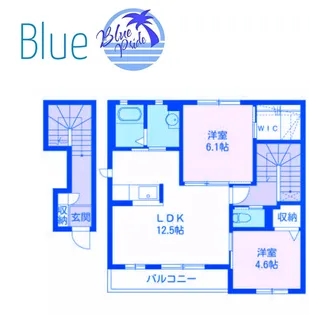 ルミエール湘南台【2階】の間取り