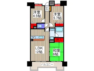 レクセルプラザ西川口【5階】の間取り