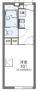 レオパレスLight City【1階】の間取り