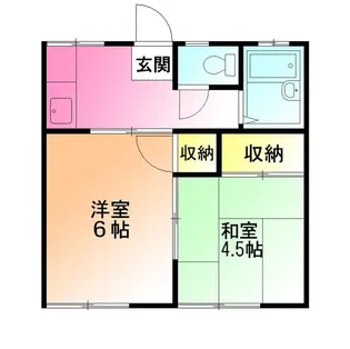 ベルハイム鶴川【2階】の間取り