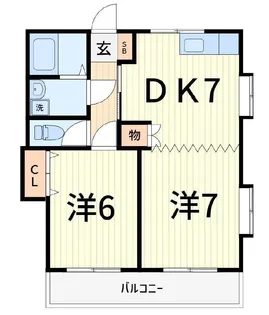 第3コーワハイツ【1階】の間取り