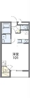 レオパレスルミエール【1階】の間取り