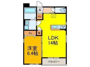 COSTA【2階】の間取り