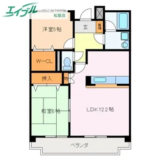 センチュリーハイランドイースト【1階】の間取り