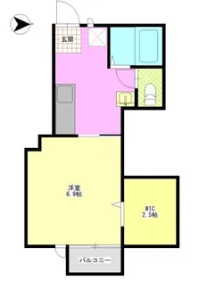スマートネス林町【1階】の間取り