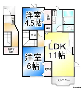 エトワール【2階】の間取り