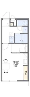 レオパレスアネックスマエダ【2階】の間取り