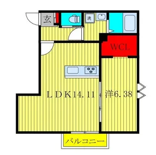 ボヌールメゾン四街道【1階】の間取り