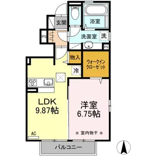 ルピナス【1階】の間取り